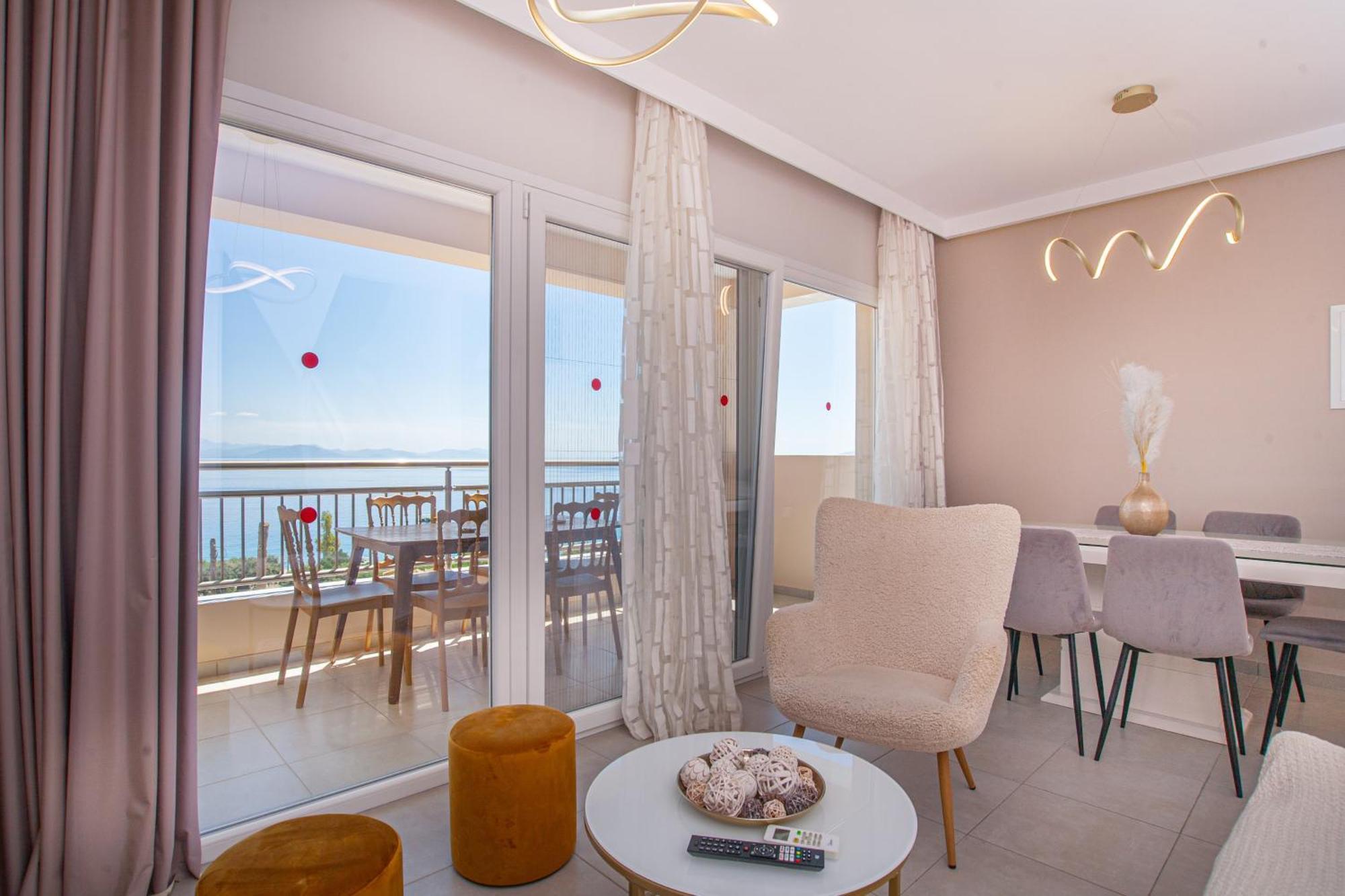 בארבאטי Corfu Sea View Villa - Aurora מראה חיצוני תמונה
